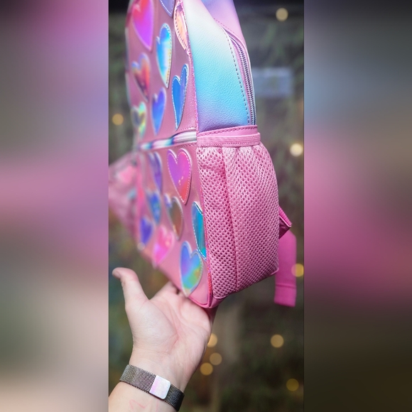 Metallic Heart Backpack - Picture 5 of 8